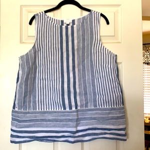 J Jill sleeveless summer top